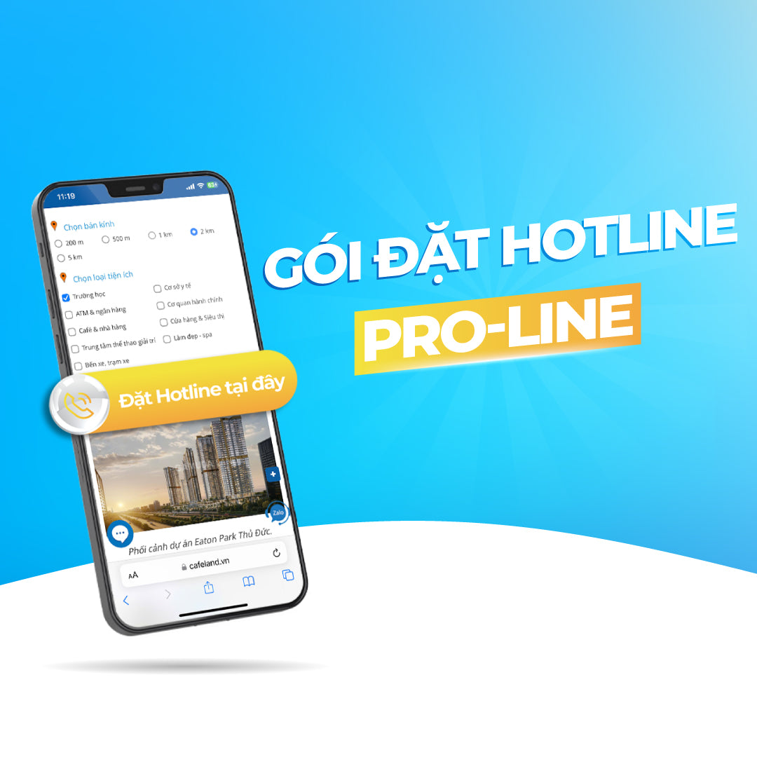 Đặt Hotline dự án