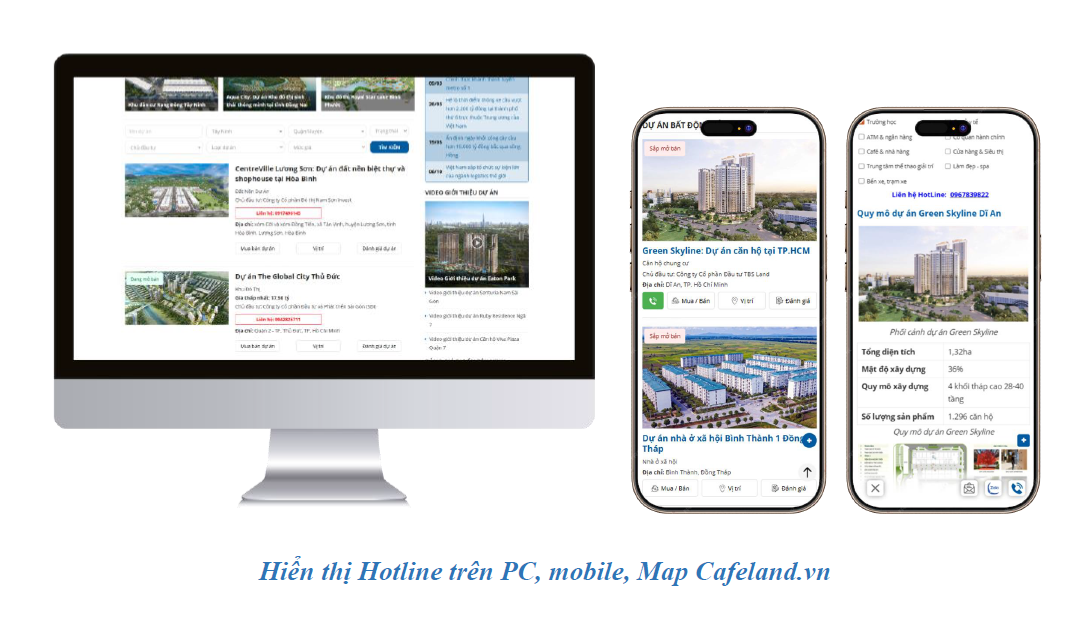 Đặt Hotline dự án