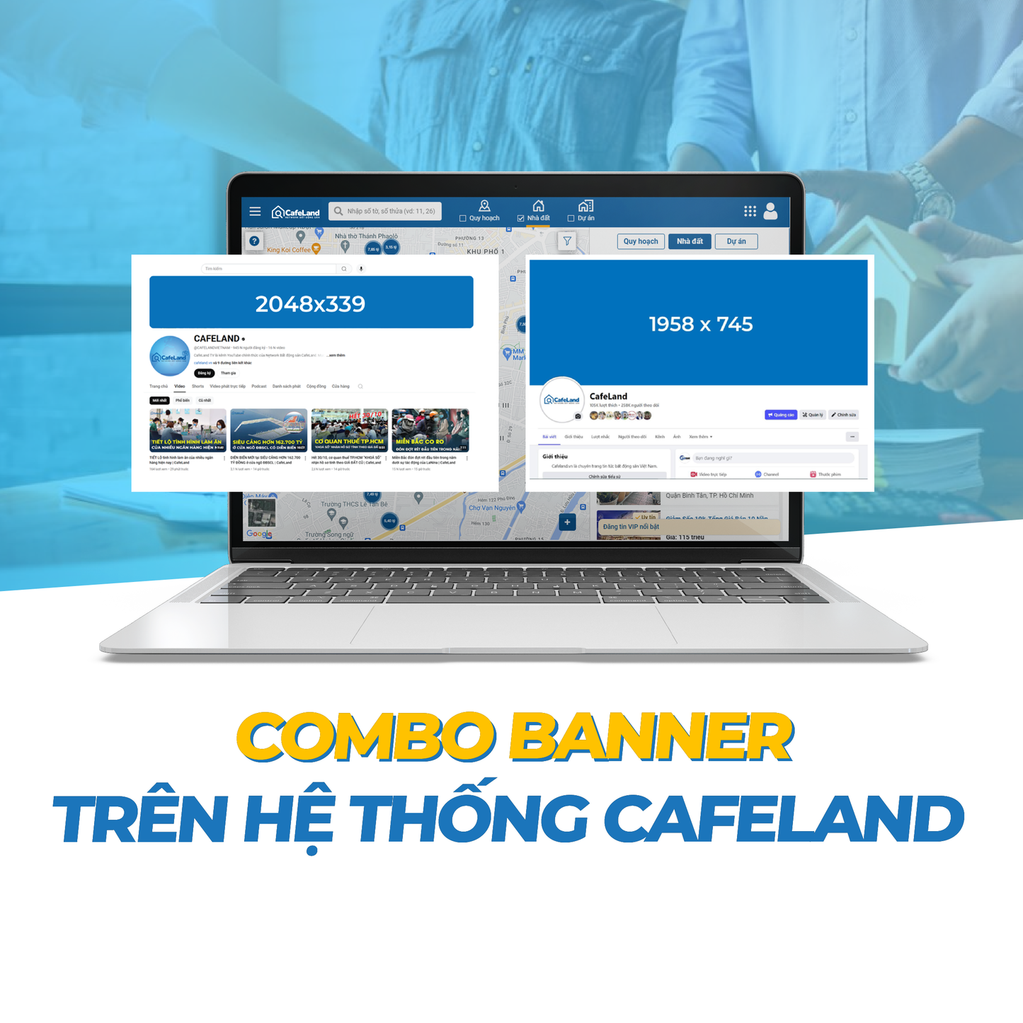 Combo banner trên Hệ thống Network Cafeland