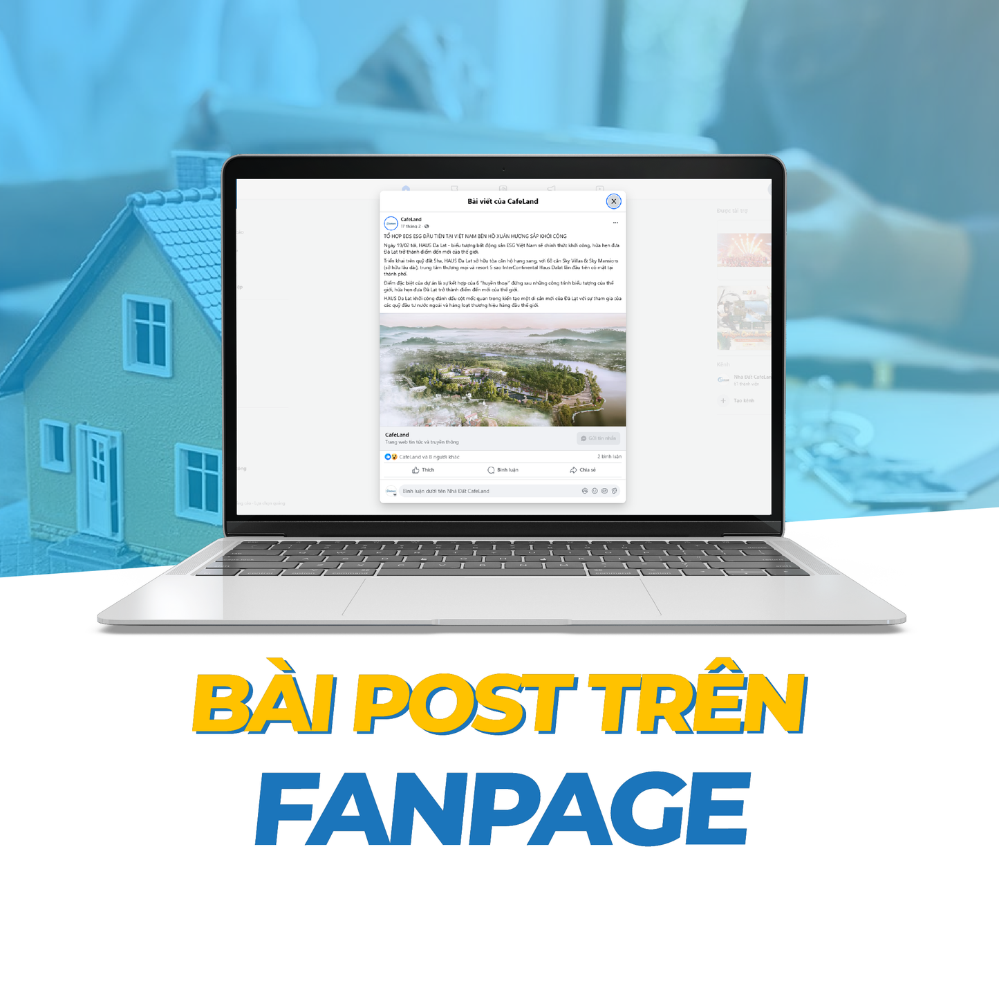 Bài post trên fanpage